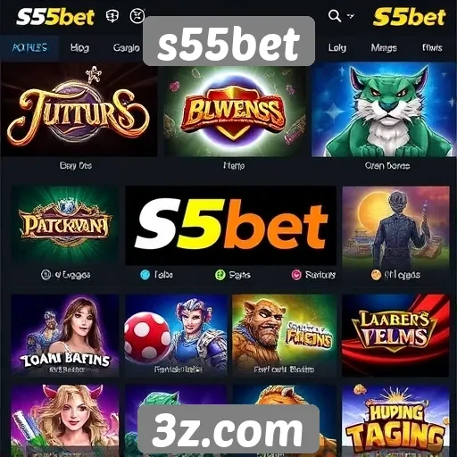 Análise da diversidade de jogos no s55bet